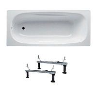 Ванна стальная BLB Universal Anatomica HG 170*75 см, с шумоиз-ей, арт S398044AH000000 (B75L) + Ножки (к-т 2 шт), арт S3APBZF00000000 (APMROBZF#)