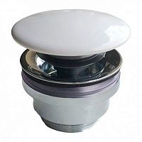 Донный клапан с керамической крышкой для раковин PLAZA, ARTBASIN DRR.1/WHT