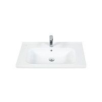 Умывальник Ideal мебельный/подвесной на креплениях 80х45 см без отв. перелива, белый, ID080-00CB00E-0000