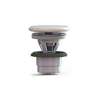 Донный клапан «Click-Clack» для раковины с керамической крышкой, белый глянцевый DRR.2\WHT