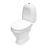 Унитаз-компакт "Виктория" стандарт (арматура 1-режим. "Уклад", сид. полипр, крепление), белый, 1с, WC.CC/Victoria/1-P/WHT.G/S1