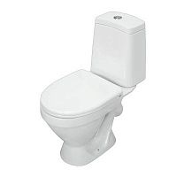 Унитаз-компакт "Лада" стандарт (арматура 1-режим. "Уклад", сид. полипр, крепление), белый, 1с, WC.CC/Lada/1-P/WHT.G/S1