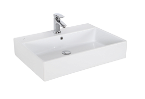Умывальник Next на столешницу/подвесной на креплениях 50*70 см с отв., белый, NX270-00CB00E-0000