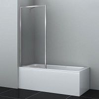 Abens 20W01-80 Brushed nickel Fixed Стеклянная шторка