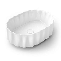 Раковина ARTBASIN Conchiglia / АртБэйзин Конкилья 50х36,6 белый глянец CC.wb.50\WHT