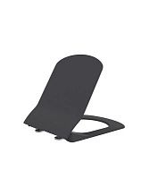 Сиденье с крышкой для унитаза Elegant  (Duroplast, soft-close), антрацит матовый KC1103.01.0400E
