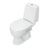 Унитаз-компакт "Идеал" стандарт (арматура 1-режим. "Уклад", сид. полипр, крепление), белый, 1с, WC.CC/Ideal/1-P/WHT.G/S1