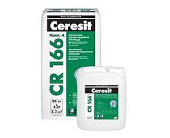 Смесь гидроизоляционная  Ceresit CR 166 эласт., двухкомп.24кг+ 8 л